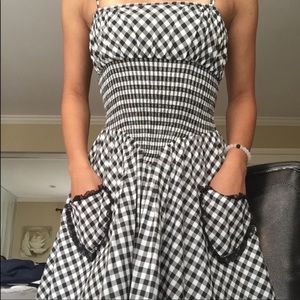 LIKE NEW Betsey Johnson checkered picnic dress